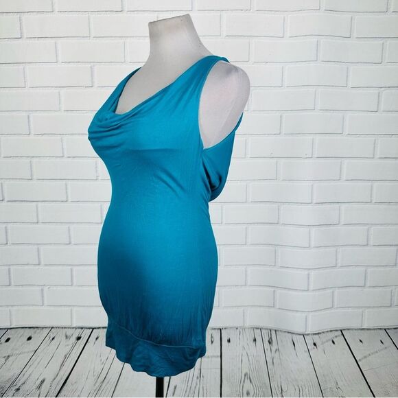 10/$25🦋 Wet Seal Teal Open Back Tunic Length Tank - Size Small - Picture 4 of 10